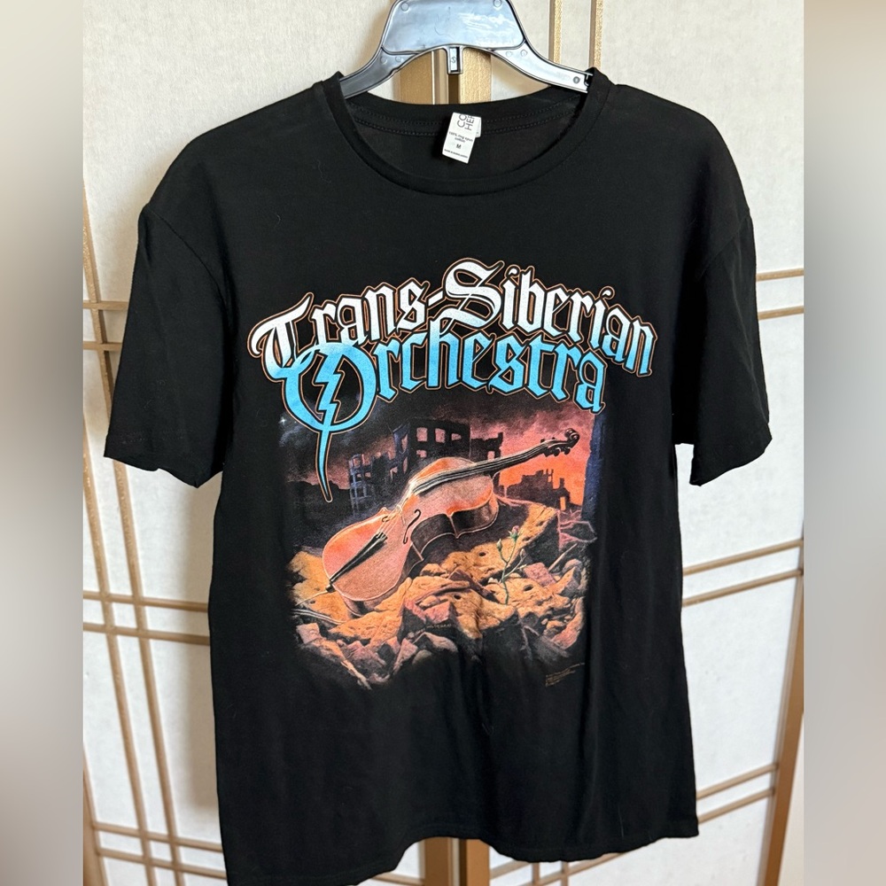 Trans-Siberian Orchestra Winter Tour 2021 Men’s Black T-Shirt - Sz Medium - RARE